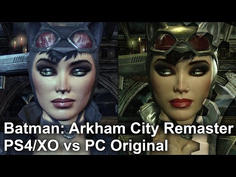 Batman: Arkham City PS4/Xbox One Remaster vs PC Original Graphics Comparison - UC9PBzalIcEQCsiIkq36PyUA