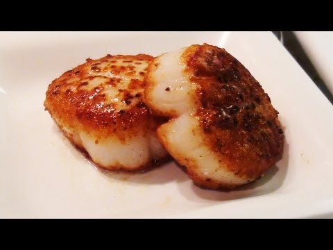 How to Sear Scallops - NoRecipeRequired.com - UC2Kqui8VRpm1uMKl7QQGX2w