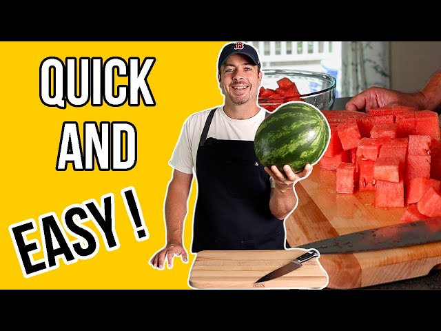 How to Cut a Watermelon Into Cubes