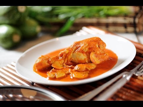 Pollo con hongos - Recetas de pollo - Chicken with mushrooms - Como cocinar - UCvg_5WAbGznrT5qMZjaXFGA