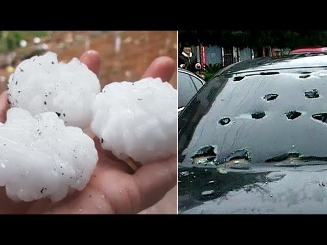 Hail the Size of Basketballs: A Celebration of the Unusual