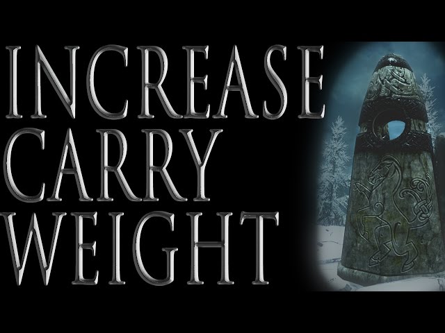 Skyrim: How To Increase Carry Weight