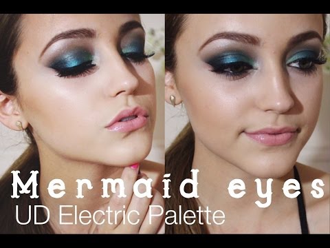 UD Electric Palette Tutorial- Smokey Teal Eyes - UC8v4vz_n2rys6Yxpj8LuOBA