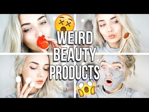 TESTING WEIRD BEAUTY PRODUCTS & TOOLS - UCBKFH7bU2ebvO68FtuGjyyw