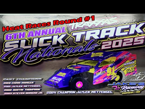 Heat Races Round #1 Day #2 - 6th Annual Slick Track Nationals! - Jake's RC Raceway  22 February 2025 - dirt track racing video image