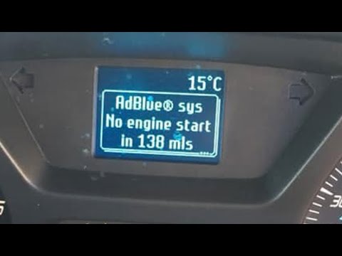 Jak zresetować kontrolkę AdBlue w Fordzie Transit. - Ford Transit (MK 7)