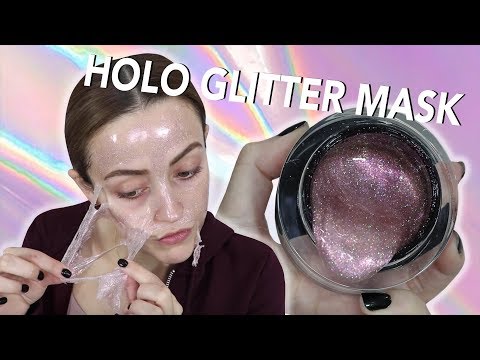 GLOW JOB GLITTER FACE MASK | First Impressions - Does it work? - UC8v4vz_n2rys6Yxpj8LuOBA