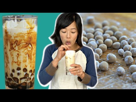 How to Make Homemade Boba (Tapioca Pearls) - DIY Brown Sugar Boba Recipe