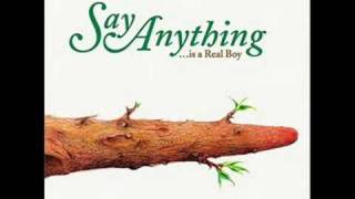 Say Anything - I Want To Know Your Plans