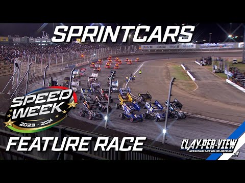 Sprintcars | USA vs. WA Speedweek - Perth - 13th Jan 2024 | Clay-Per-View - dirt track racing video image