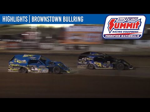 DIRTcar Summit Modified Nationals | Brownstown Bullring | June 21, 2024 | HIGHLIGHTS - dirt track racing video image