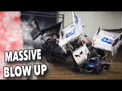 A Catastrophic Blow Up In Oklahoma... - dirt track racing video image