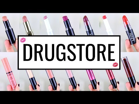 BEST FALL DRUGSTORE LIP PRODUCTS 2017! LIP SWATCHES - UCydYMBWbpGgt0RIfNVXGxCA