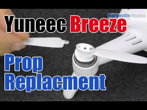 Yuneec Breeze, Replacing the Propellers How To - UCg7KMrS12P2nmOIjOHjgZEA