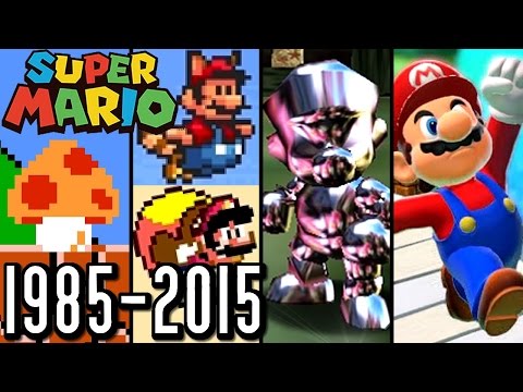 Super Mario ALL POWER-UPS 1985-2015 (Wii U, 3DS, N64, SNES) - UChnz1eAo9SfuDfqFZt1KFtA