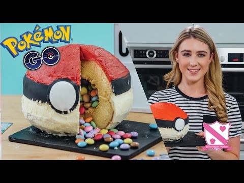 Pokémon Go Ball Piñata Cake - In The Kitchen With Kate - UC_b26zavaEoT1ZPkdeuHEQg