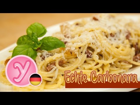 eine ECHTE SPAGHETTI CARBONARA - ohne Sahne, mit Guanciale Parmesan und Ei Blitzrezept - UC990hStWQ3tgj1Zk_ASTRoQ