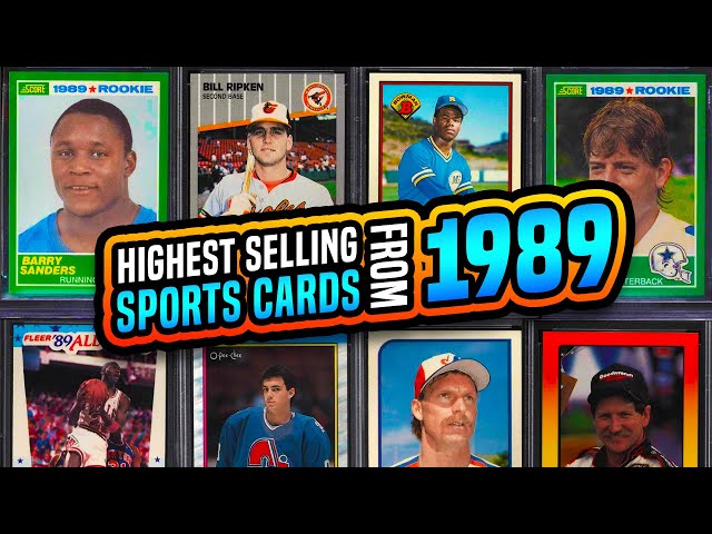 What Are The Most Valuable Baseball Cards From 1989?