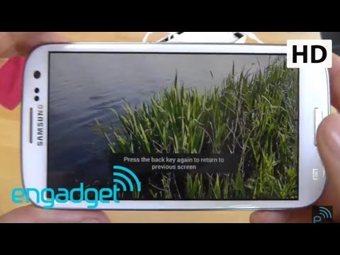 Samsung Galaxy S III Hands On | Engadget - UC-6OW5aJYBFM33zXQlBKPNA