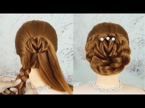 Easy Bun Hairstyles With Trick For Wedding | Prom Updo Hairstyles 2019 | Easy Hairstyles For Party - UCoRLYoBuDsMTuYqnWxPvq9w