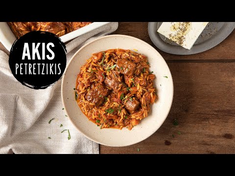 Greek beef and orzo stew-Giouvetsi  | Akis Petretzikis Kitchen - UCcbNHNmULeU1OoNylpPIRQQ