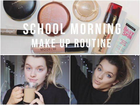 School Morning Make Up Routine! | Rachel Leary - UC-Um2u0Agv8Q-OhjO6FZk1g