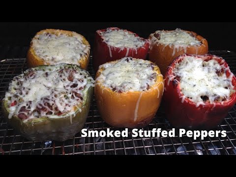 Smoked Stuffed Peppers Recipe | Stuffed Peppers On The Grill Malcom Red HowToBBQRight - UC--MxpGXJ3LVD8KvlNzRlcA