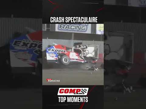 💥 Big Crash at Granby Autodrome - dirt track racing video image