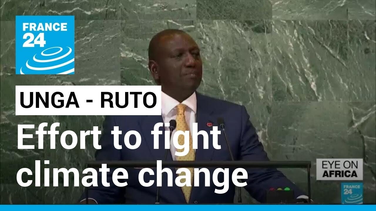 Kenya’s Ruto calls for ‘concerted efforts across continents’ to fight climate change • FRANCE 24