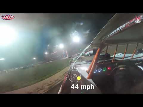 #5 John Briggs - Late Model - 7-19-25 Lucas Oil Speedway - In Car Camera - dirt track racing video image