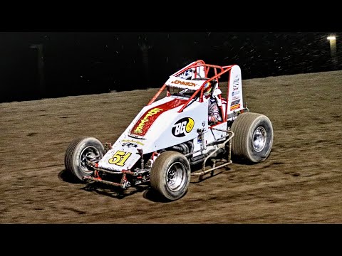 ASCS CAS SprintCar Main At Central Arizona Speedway March 26th 2022 - dirt track racing video image