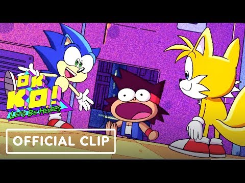 OK KO! Let’s Be Heroes: “Sonic & Tails Teach KO How to Go Fast” Official Clip - UCKy1dAqELo0zrOtPkf0eTMw