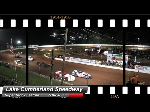 Lake Cumberland Speedway - Super Stock Feature - 7/16/2022 - dirt track racing video image