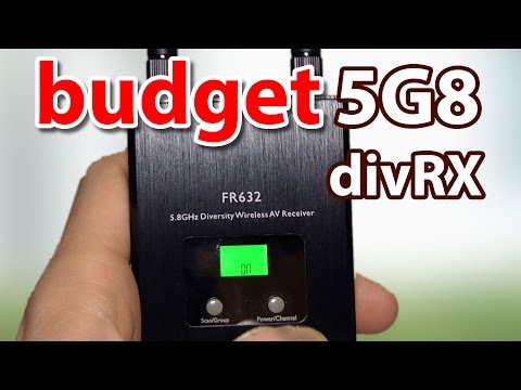 FR632 Diversity Video Receiver 5.8 Ghz Review (Budget tip) - UCIIDxEbGpew-s46tIxk5T3g