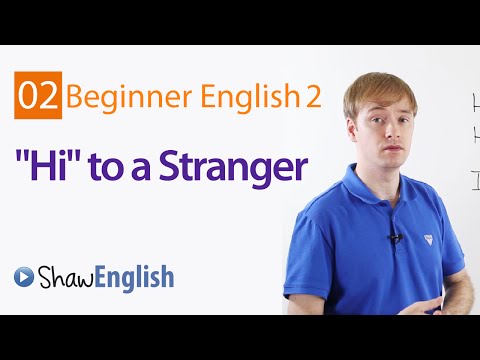 Greeting A Stranger in English