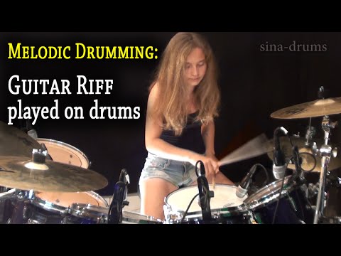 You Really Got Me; Guitar Riff played on drums (by Sina) - UCGn3-2LtsXHgtBIdl2Loozw