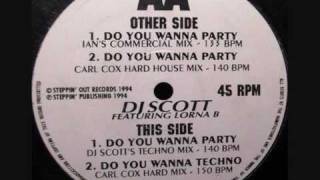 DJ SCOTT  -  DO YOU WANNA PARTY (DJ SCOTT'S TECHNO MIX)