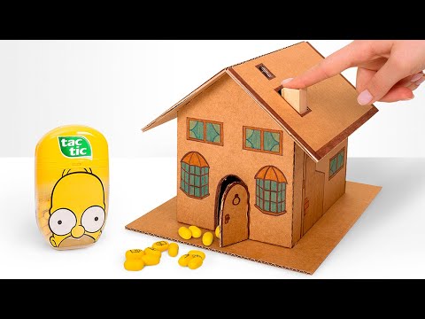 How to make tic tac Dispenser from Cardboard - UCw5VDXH8up3pKUppIvcstNQ