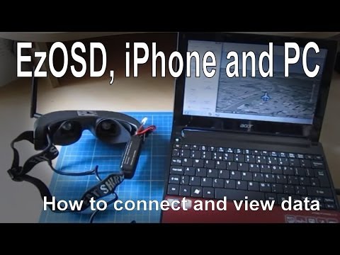 EzOSD - connecting an iPhone or PC to view telemetry data via FatShark Predator FPV Goggles - UCp1vASX-fg959vRc1xowqpw
