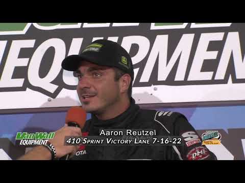 Knoxville Raceway 410 Victory Lane / July 16, 2022 - dirt track racing video image
