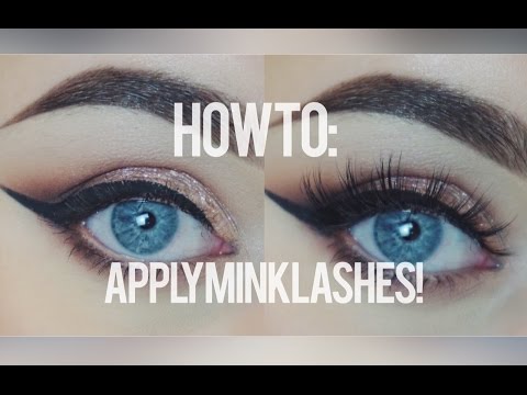 How to: Apply Mink Lashes! | Rachel Leary - UC-Um2u0Agv8Q-OhjO6FZk1g