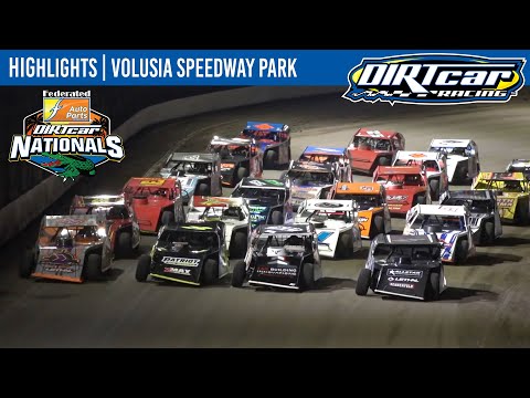 DIRTcar UMP Modifieds | DIRTcar Nationals | Volusia Speedway Park | January 30, 2025 | HIGHLIGHTS - dirt track racing video image