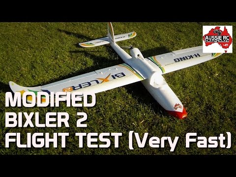 Modified Bixler 2 with NTM Motor and 7x4 Prop Test Flight - UCOfR0NE5V7IHhMABstt11kA