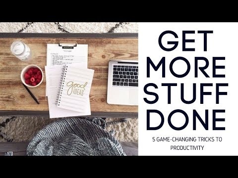 HOW TO BE MORE PRODUCTIVE – 5 Simple Tips That Will Change Your Life! - UC-07j8SBVA5mHbiNWe2-jcw