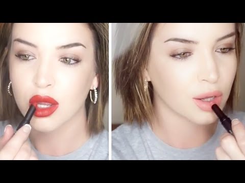 Airbrushed Skin & Red Or Nude lipstick!  TUTORIAL ♡ - UCcZ2nCUn7vSlMfY5PoH982Q