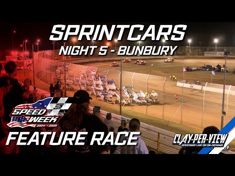 Sprintcars | USA vs. WA Speedweek - Bunbury - 1st Jan 2025 | Clay-Per-View - dirt track racing video image