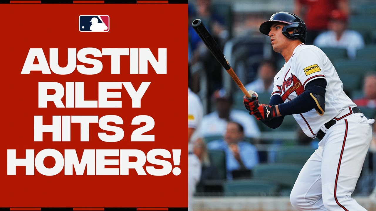 Austin Riley DEMOLISHES TWO home runs in nearly the IDENTICAL spot!
