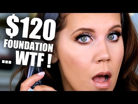 $120 FOUNDATION ... WTF | First Impressions - UC4qk9TtGhBKCkoWz5qGJcGg