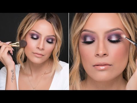 Purple Holiday Makeup Look - UCG9nVSLp4nQlW79sY5ihRrg