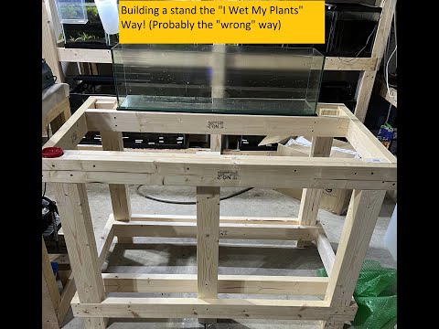 How to build an aquarium stand! (hack job style) I decided to record a video of me building a stand that will hold 3 aquariums.
Enjoy! No need to com
